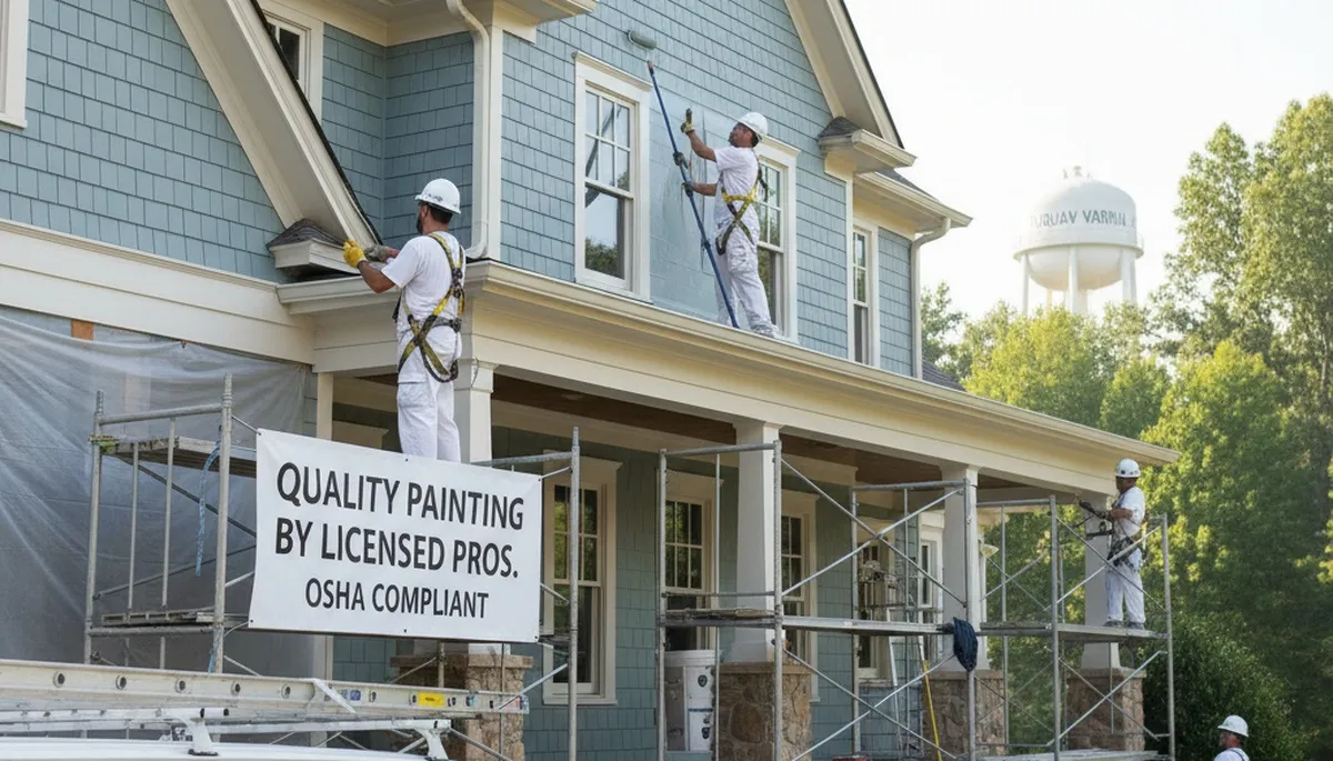 Painting contractor in Raleigh, NC providing professional interior and exterior painting services