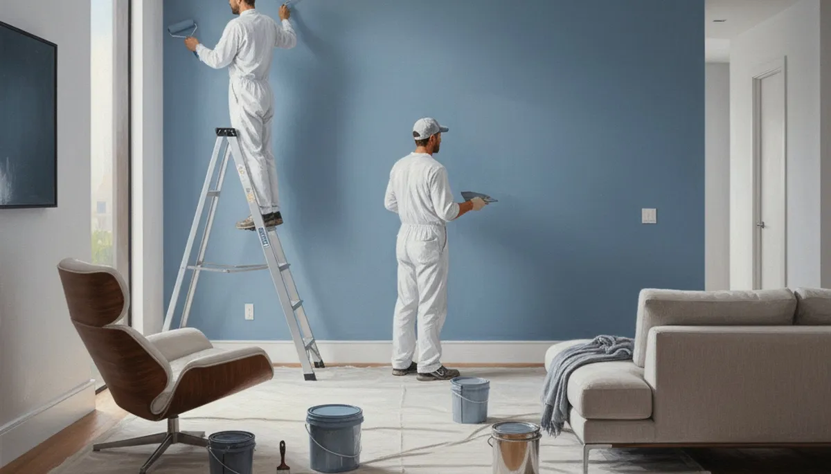 Interior house painting in Raleigh, NC by Raleigh Paint Pros for a clean, durable finish